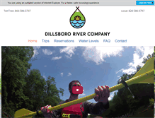 Tablet Screenshot of northcarolinarafting.com